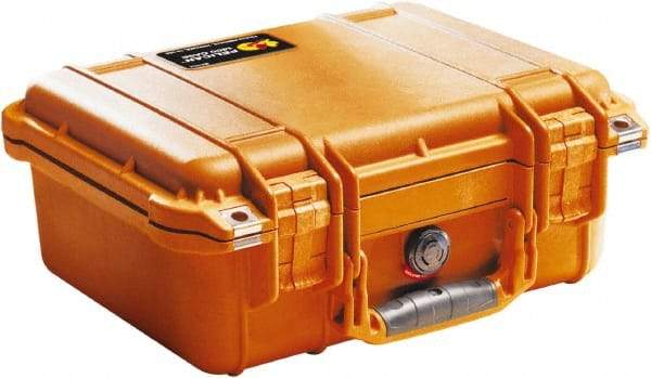 Pelican Products, Inc. - 11-5/8" Wide x 6" High, Clamshell Hard Case - Orange, Polyethylene - Industrial Tool & Supply
