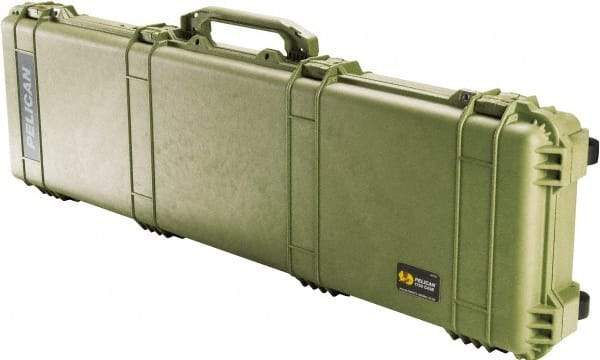 Pelican Products, Inc. - 16" Wide x 6-1/8" High, Long Gun Case - Olive, Polyethylene - Industrial Tool & Supply