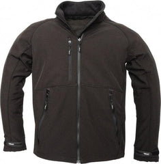 Viking - Size M Cold Weather Jacket - Black, Polyester, Zipper Closure, 40" Chest - Industrial Tool & Supply