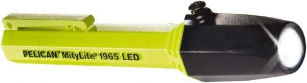 Pelican Products, Inc. - White LED Bulb, 34 Lumens, Industrial/Tactical Flashlight - Yellow Plastic Body, 2 AAA Alkaline Batteries Included - Industrial Tool & Supply