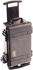 Pelican Products, Inc. - 24-1/4" Wide x 11-3/4" High, Clamshell Hard Case - Black, Polypropylene - Industrial Tool & Supply