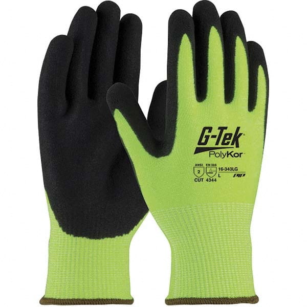 PIP - Size S, ANSI Cut Lvl A2, Puncture Lvl 4, Abrasion Lvl 4, Nitrile Coated PolyKor Cut Resistant Gloves - Industrial Tool & Supply