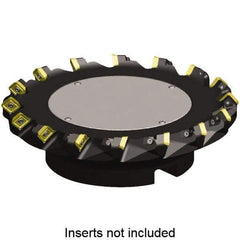 Kennametal - 6" Cut Diam, 2" Arbor Hole, 6.6mm Max Depth of Cut, 45° Indexable Chamfer & Angle Face Mill - 14 Inserts, SE...X443AE...N7... Insert, Right Hand Cut, 14 Flutes, Through Coolant, Series KSSM - Industrial Tool & Supply