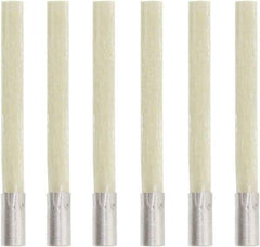 Value Collection - Glass Fiber Scratch Brush Tip Refill - 4-45/64" Brush Length, 4-45/64" OAL, 1-13/64" Trim Length - Industrial Tool & Supply