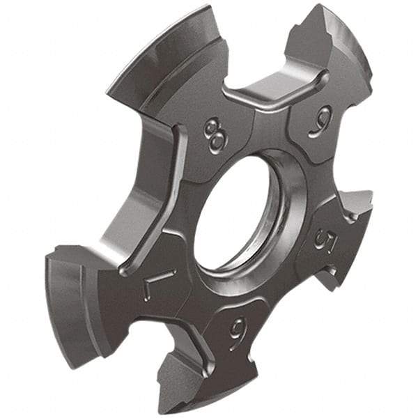 Iscar - TTG16 Grade IC908, External ISO Threading Insert - 1 TPI Ext Pitch, Right Hand Insert, TiAlN Finish, Carbide - Industrial Tool & Supply