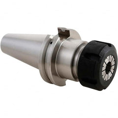 Techniks - 1/8" x 1" CAT40 Dual Contact Taper ER40 Collet Chuck - Industrial Tool & Supply