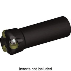 Kennametal - 1.075" Cutting Diam, 32mm Shank Diam, Straight Shank Indexable Copy End Mill - 3 Inserts, RNGN120400 Insert, KCRA40Z03A32RN12 Toolholder, Steel - Industrial Tool & Supply