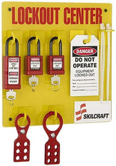 Ability One - Equipped Lockout Device & Tag Station - Industrial Tool & Supply