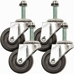 Steiner - Welding Screen Swivel Caster Wheel - Use with Steiner-HD Protect-O-Screens - Industrial Tool & Supply