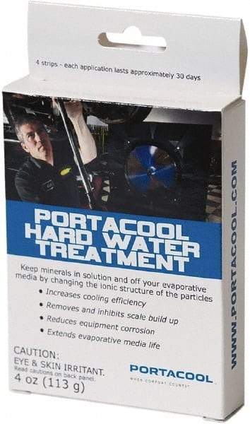 PortaCool - 4 x30 Day, Evaporative Cooler Mineral Treatment - 5-1/2" Long x 3/4" Wide x 3-3/4" High, For Use with All Portacool Units - Industrial Tool & Supply