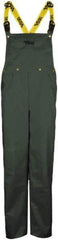 Viking - Size XL, Green, Rain, Wind Resistant Bib Overall - No Pockets - Industrial Tool & Supply