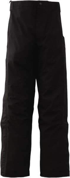 Viking - Size 3XL, Black, Rain, Wind Resistant Pants - 3 Pockets - Industrial Tool & Supply