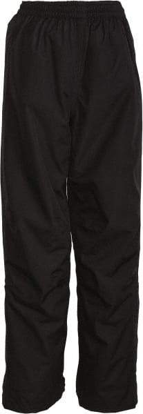 Viking - Size L, Black, Rain, Wind Resistant Pants - 3 Pockets - Industrial Tool & Supply