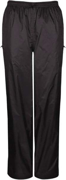 Viking - Size L, Black, Rain, Wind Resistant Pants - 2 Pockets - Industrial Tool & Supply