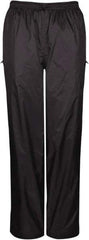 Viking - Size 2XL, Black, Rain, Wind Resistant Pants - 2 Pockets - Industrial Tool & Supply