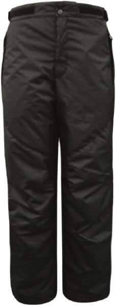 Viking - Size XL, Black, Rain, Wind Resistant, Cold Weather Pants - 2 Pockets - Industrial Tool & Supply