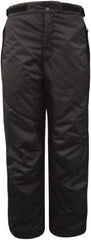 Viking - Size S, Black, Rain, Wind Resistant, Cold Weather Pants - 2 Pockets - Industrial Tool & Supply