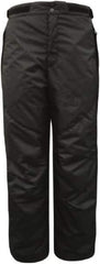 Viking - Size M, Black, Rain, Wind Resistant Pants - No Pockets - Industrial Tool & Supply