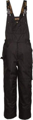 Viking - Size 2XL, Black, Rain, Wind Resistant Bib Overall - No Pockets - Industrial Tool & Supply
