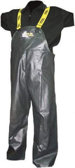 Viking - Size M, Green, Rain, Wind Resistant Bib Overall - No Pockets - Industrial Tool & Supply