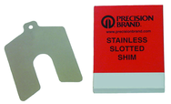5X5 .020 SLOTTED SHIM PACK OF 10 - Industrial Tool & Supply
