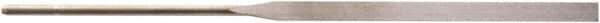 Value Collection - 5-1/2" Needle Precision Swiss Pattern Regular Pillar File - 13/64" Width Diam, Round Handle - Industrial Tool & Supply