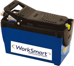 Value Collection - 10,000 psi Air-Hydraulic Pump & Jack - 122.1 Cu In Oil Capacity, Use with Single Acting Cylinders, Advance, Hold & Retract - Industrial Tool & Supply