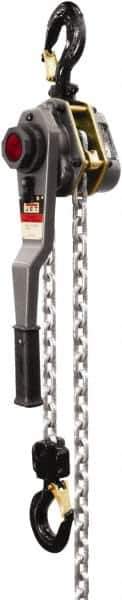 Jet - 6,000 Lb Lifting Capacity, 20' Lift Height, Lever with Overload Protection Hoist - Made from Chain - Industrial Tool & Supply
