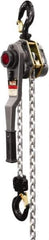 Jet - 6,000 Lb Lifting Capacity, 20' Lift Height, Lever with Overload Protection Hoist - Made from Chain - Industrial Tool & Supply