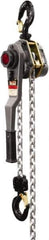 Jet - 6,000 Lb Lifting Capacity, 10' Lift Height, Lever with Overload Protection Hoist - Made from Chain - Industrial Tool & Supply