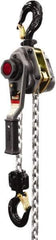 Jet - 5,000 Lb Lifting Capacity, 20' Lift Height, Lever with Overload Protection Hoist - Made from Chain - Industrial Tool & Supply
