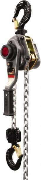 Jet - 5,000 Lb Lifting Capacity, 15' Lift Height, Lever with Overload Protection Hoist - Made from Chain - Industrial Tool & Supply