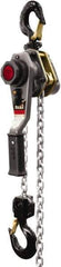 Jet - 3,000 Lb Lifting Capacity, 20' Lift Height, Lever with Overload Protection Hoist - Made from Chain - Industrial Tool & Supply