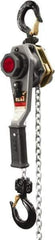 Jet - 2,000 Lb Lifting Capacity, 10' Lift Height, Lever with Overload Protection Hoist - Made from Chain - Industrial Tool & Supply