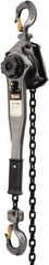 Jet - 3,000 Lb Lifting Capacity, 10' Lift Height, Lever Hoist - Made from Chain, 49 Lb Avg Pull to Lift Rated Load - Industrial Tool & Supply