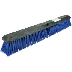24″ Green Works Sweep, Medium Blue Fill with Foam Block - Industrial Tool & Supply