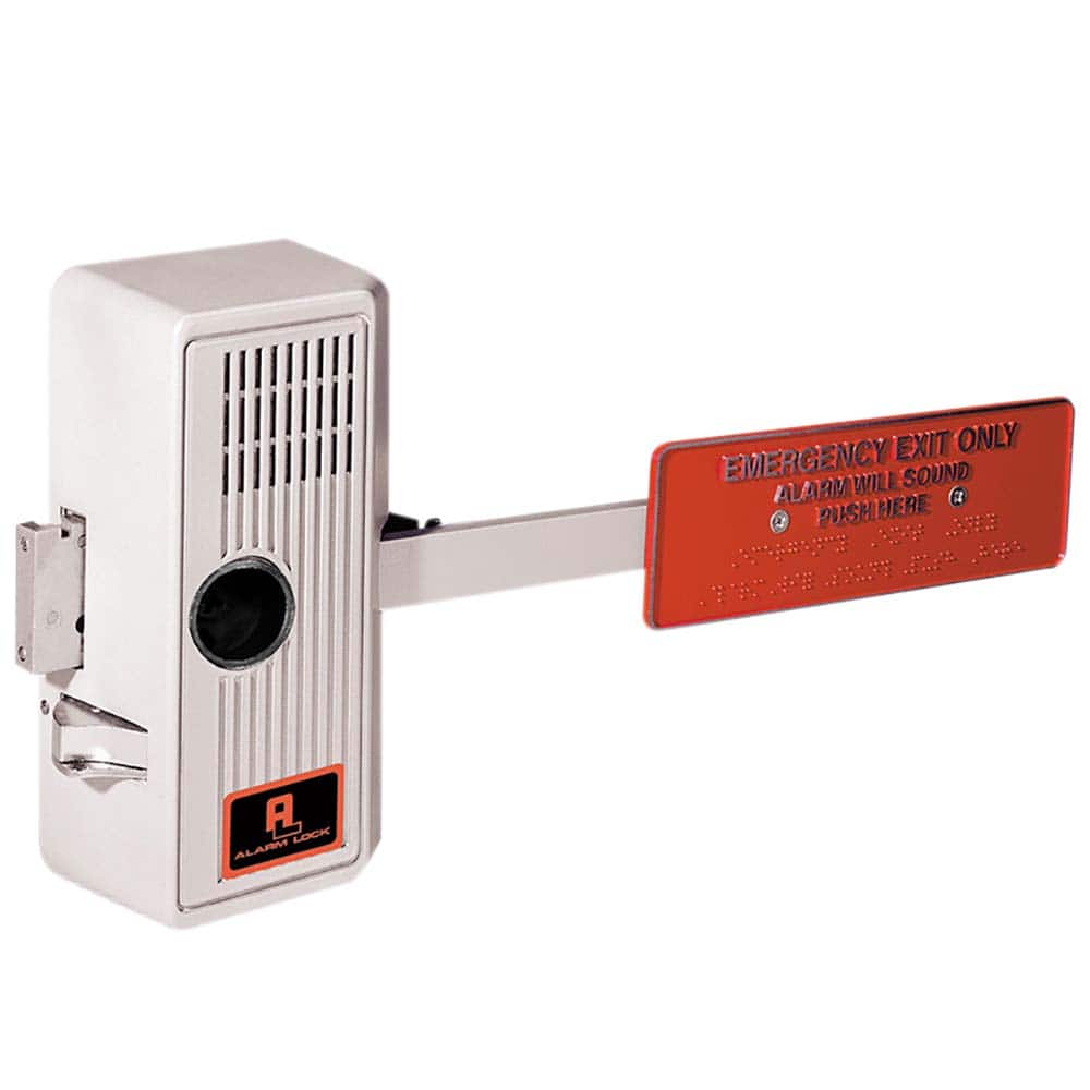 Alarm Lock - Push Bars Type: Emergency Exit Alarm Device Minimum Door Width: 28 (Inch) - Industrial Tool & Supply