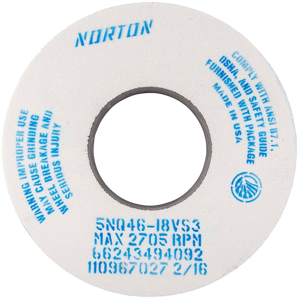 Norton - Tool & Cutter Grinding Wheels Wheel Type: Type 1 Wheel Diameter (Inch): 12 - Industrial Tool & Supply