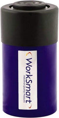 Value Collection - 25 Ton, 2.01" Stroke, 10.35 Cu In Oil Capacity, Portable Hydraulic Single Acting Cylinder - 5.15 Sq In Effective Area, 6.61" Lowered Ht., 8.62" Max Ht., 2.56" Cyl Bore Diam, 2.24" Plunger Rod Diam, 10,000 Max psi - Industrial Tool & Supply