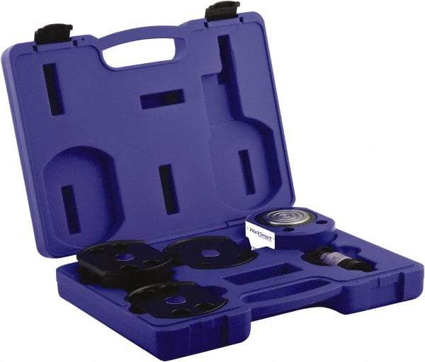 Value Collection - 30 Ton, 0.51" Stroke, 3.31 Cu In Oil Capacity, Portable Hydraulic Flat Body Kit Cylinder - 6.49 Sq In Effective Area, 2.31" Lowered Ht., 2.82" Max Ht., 2.87" Cyl Bore Diam, 2.5" Plunger Rod Diam, 10,000 Max psi - Industrial Tool & Supply