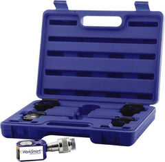 Value Collection - 5 Ton, 0.24" Stroke, 0.26 Cu In Oil Capacity, Portable Hydraulic Flat Body Kit Cylinder - 1.1 Sq In Effective Area, 1.26" Lowered Ht., 1.5" Max Ht., 1.18" Cyl Bore Diam, 0.98" Plunger Rod Diam, 10,000 Max psi - Industrial Tool & Supply