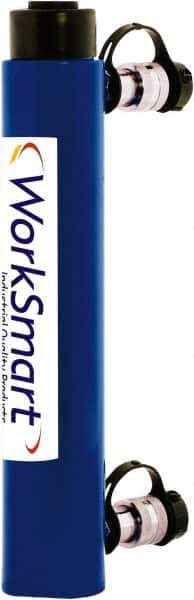 Value Collection - 10 Ton, 10.04" Stroke, 22.41 Cu In Oil Capacity, Portable Hydraulic Double Acting Cylinder - 2.24 Sq In Effective Area, 16.12" Lowered Ht., 26.19" Max Ht., 1.69" Cyl Bore Diam, 1.38" Plunger Rod Diam, 10,000 Max psi - Industrial Tool & Supply
