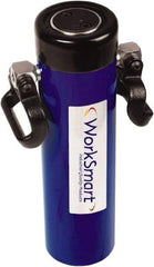 Value Collection - 55 Ton, 13.27" Stroke, 145.7 Cu In Oil Capacity, Portable Hydraulic Single Acting Cylinder - 10.98 Sq In Effective Area, 18.15" Lowered Ht., 31.42" Max Ht., 3.74" Cyl Bore Diam, 3.15" Plunger Rod Diam, 10,000 Max psi - Industrial Tool & Supply