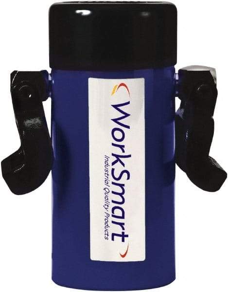 Value Collection - 55 Ton, 6.26" Stroke, 68.73 Cu In Oil Capacity, Portable Hydraulic Single Acting Cylinder - 10.98 Sq In Effective Area, 11.14" Lowered Ht., 17.4" Max Ht., 3.74" Cyl Bore Diam, 3.15" Plunger Rod Diam, 10,000 Max psi - Industrial Tool & Supply