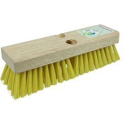 10″ - Deck Scrub Brush, Recycled PET Fill and Foam Block - Industrial Tool & Supply