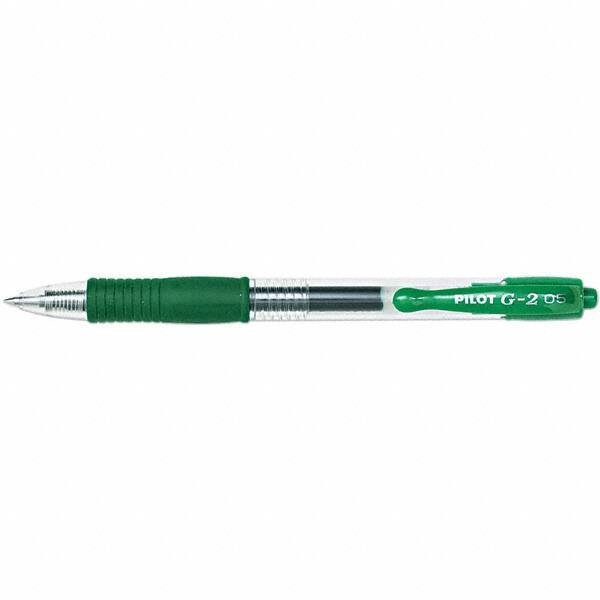 Pilot - Conical Roller Ball Pen - Green - Industrial Tool & Supply