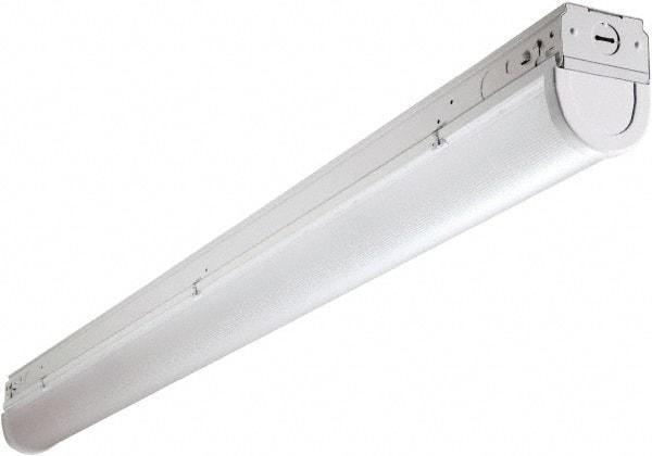 Cooper Lighting - 22 Watt, 2,800 Lumen, LED Strip Light - Surface Mounted, 120/277 Volt, 4,000° K, 49-3/8" Long x 4-3/4" Wide x 2-1/4" High - Industrial Tool & Supply
