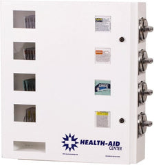 Synergy Management - 21" High x 20" Wide x 1" Deep, 4 Shelf Metal Vending Machine - Industrial Tool & Supply