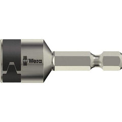 Wera - 13mm Nonmagnetic Nutsetter - 1/4" Drive, 2" OAL - Industrial Tool & Supply