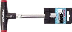 Megapro - 12mm Hollow Shaft Nutdriver - T-Handle Handle, 175mm OAL - Industrial Tool & Supply